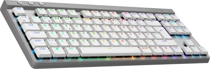Logitech G515 Lightspeed TKL, weiß, GL TACTILE, USB/Bluetooth, ND
