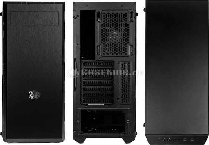 Cooler Master MasterBox MB600L schwarz/grau, Acrylfenster, mit 5.25" Schacht