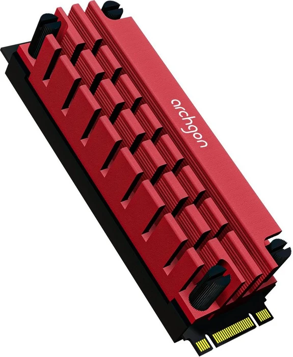 Archgon HS-1110 Kühlkörper für M.2 2280 SSD, rot