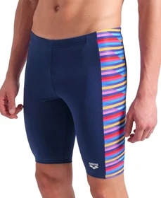 Arena Racing Stripe Mid Badehose navy/multi (Herren)