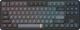 Dark Project ALU87A Midnight Gaming Keyboard, blau/schwarz, LEDs RGB, g3ms Zircon Speed, USB, US