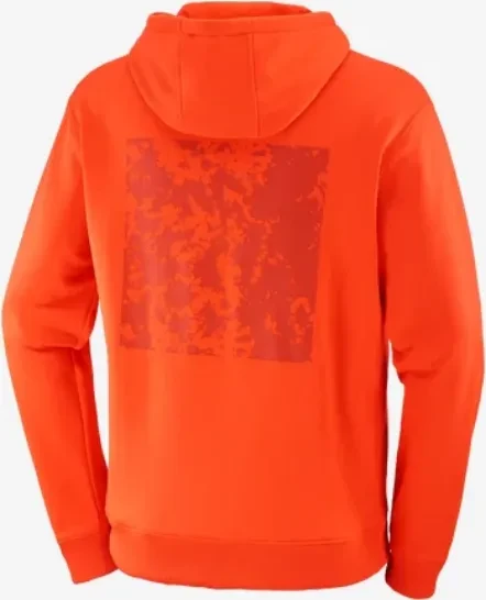 Salomon Snow Inspired Droppin Hoodie cherry tomato/aurora red (Herren)