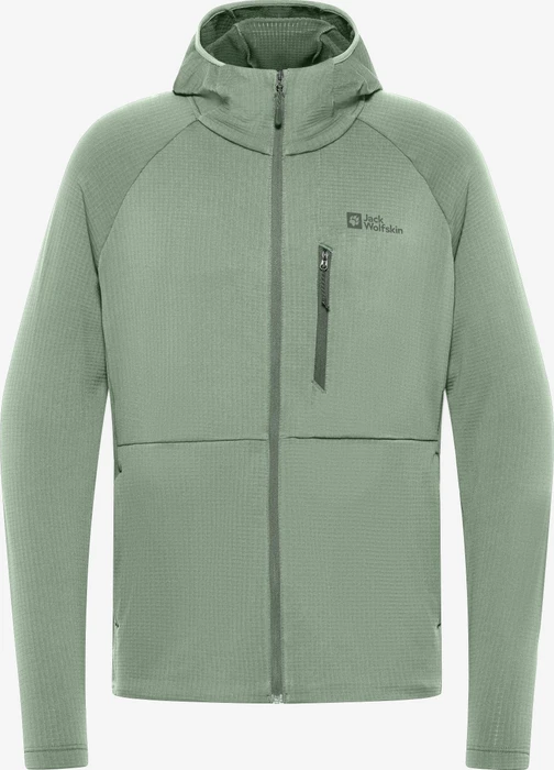Jack Wolfskin Kolbenberg Hooded FZ Jacke eucalyptus (Herren)