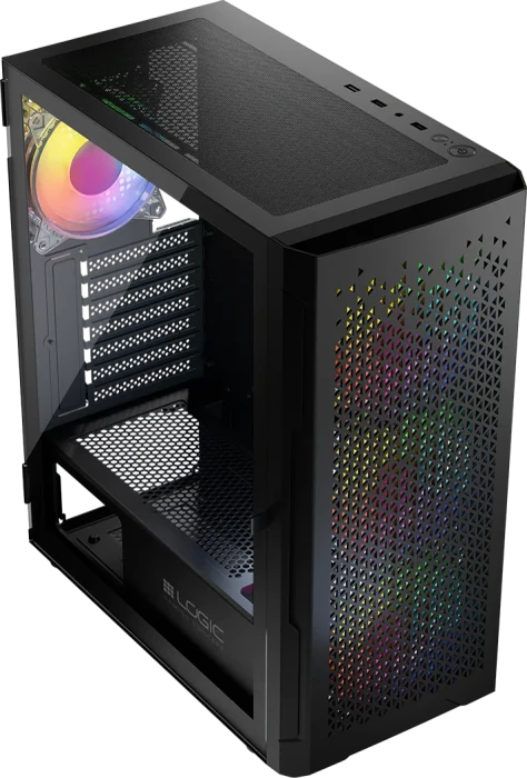 Logic Concept Aramis ARGB Midi Black, Glasfenster