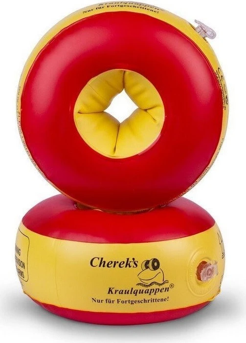 Cherek's Kraulquappen Anfänger Schwimmflügel grün/rot (Junior)