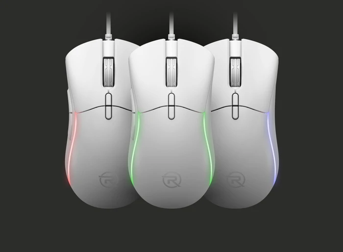 Rapture Venom V2 Gaming Maus weiß, USB