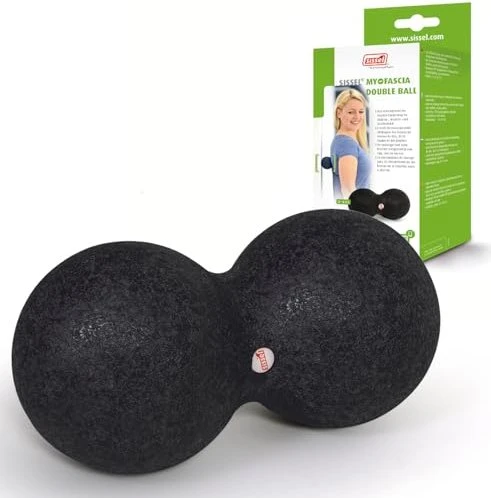 Sissel Myofascia Double Ball 12x24cm Faszienball schwarz