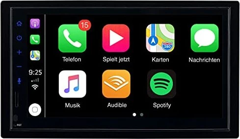 Creasono 2-DIN-Autoradio mit Apple CarPlay, DAB+, Freisprechfunktion