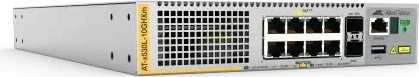 Allied Telesis x530L Desktop 5G Managed Switch, 8x RJ-45, 2x SFP+, 500W PoE++