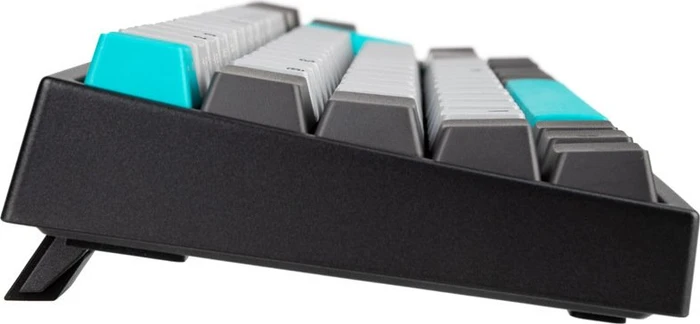 Ducky Miya Pro Moonlight TKL PC/Mac dunkelgrau, PBT, LEDs weiß, MX BLUE, USB, DE