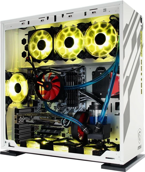 In Win 303 MSI Dragon Edition, weiß, Glasfenster
