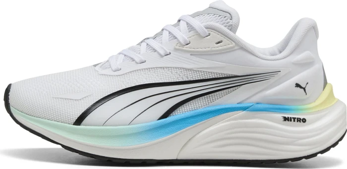 Puma Electrify Nitro 4 puma white/mint melt/speed blue (Damen)