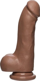 Doc Johnson The D Master D Firmskyn 7.5" with Balls caramel