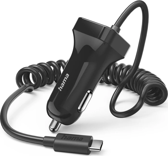 Hama Auto-Ladegerät mit USB-C-Anschluss 12W 1.0m schwarz