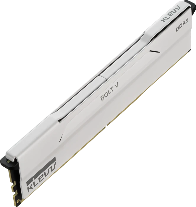 Klevv Bolt V Pure White UDIMM 32GB Kit, DDR5-6000, CL28-36-36-76
