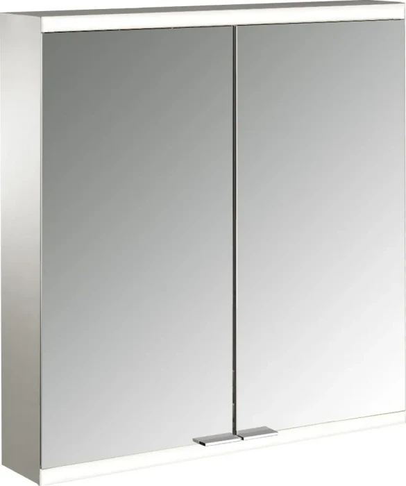 Emco Prime 2 Facelift LED-Lichtspiegelschrank 60cm mit 2 Türen, Aufputzmodell