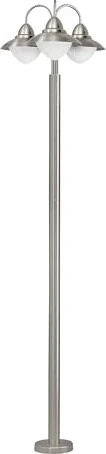 Eglo Sidney 220cm Stehleuchte 3-flammig edelstahl