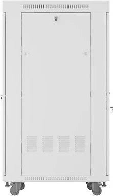 Lanberg 19" Rackschrank 27HE, LCD, freistehend, Flat Pack, Gitternetztür, IP20, RAL 7035, 800mm tief