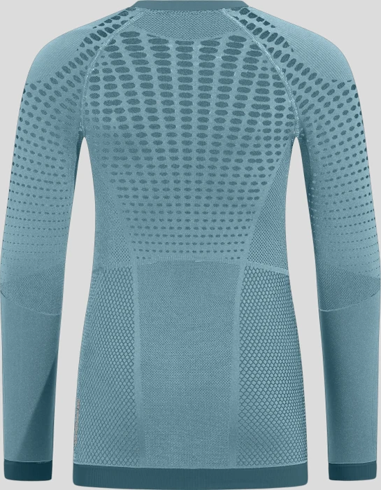 Odlo Performance Warm Funktionsshirt langarm provincial blue (Junior)