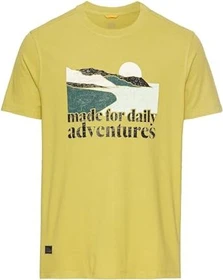 Camel Active Print Organic Cotton T-Shirt kurzarm hellgrün (Herren)