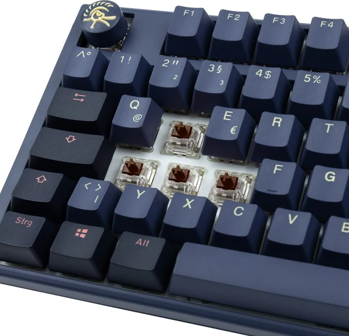 Ducky One 3 Cosmic Blue PBT, LEDs RGB, MX RGB BROWN, USB, DE