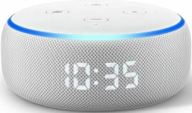 Amazon Echo Dot 3. Generation mit Uhr weiß