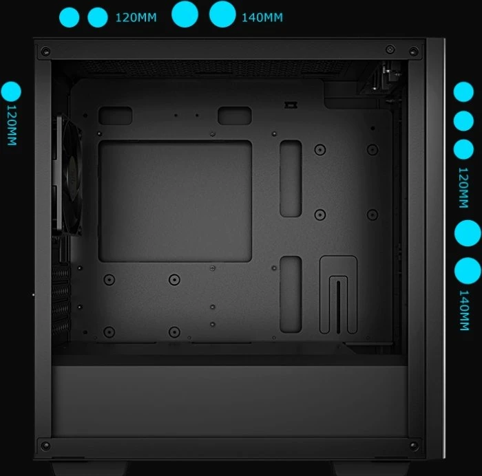 DeepCool Matrexx 40, Glasfenster