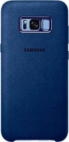 Samsung EF-XG955AL Alcantara Cover für Galaxy S8+ blau