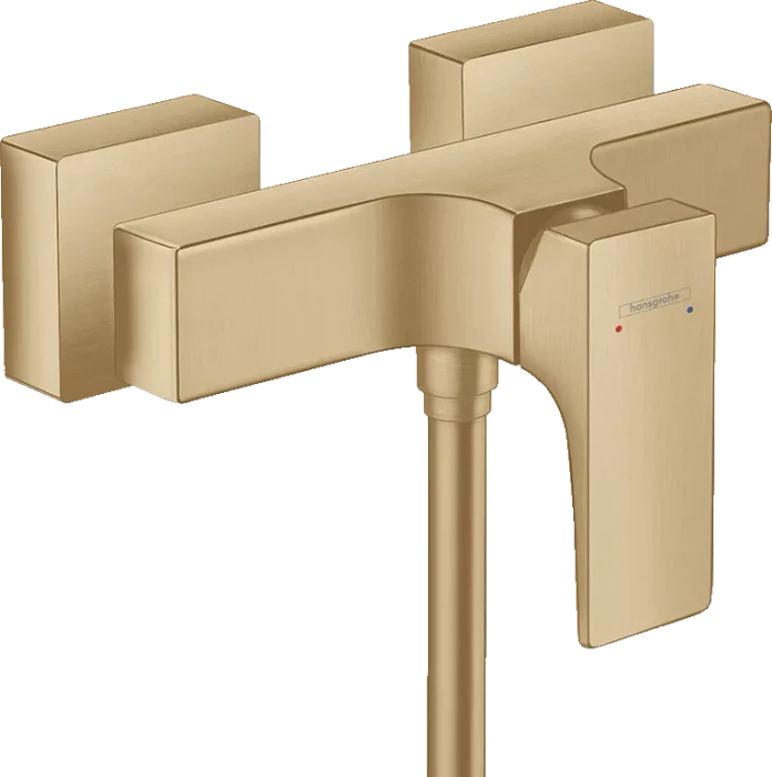 Hansgrohe Metropol Brausemischer Aufputz mit Hebelgriff brushed bronze