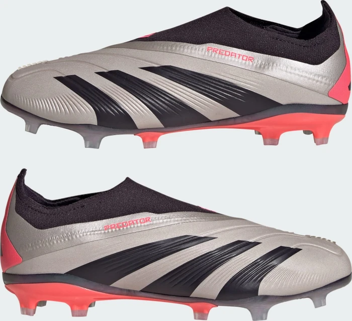 adidas Predator Elite Laceless FG platinum metallic/aurora black/carbon (Junior)