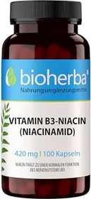 Bioherba Vitamin B3-Niacin (Niacinamid) 420mg Kapseln, 100 Stück