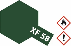 Tamiya Acrylic Paint XF-58 olive green, 10ml