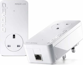 devolo Magic 1 LAN Starter Kit, G.hn, RJ-45, 2er-Pack, UK-Version/Typ G (8297)
