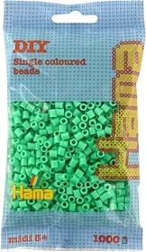 Hama midi Beutel mit Perlen 1000 Stück hellgrün