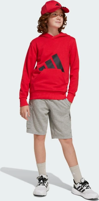 adidas Essentials Hoodie pure ruby/black (Junior)