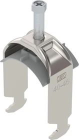 OBO Bettermann Bügelschelle 2056 H-Fuß, 1-fach, Kunststoffdruckwanne, A2