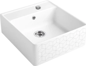 Villeroy & Boch Spülstein Becken mittig mit Ablauffernbedienung mosaïque