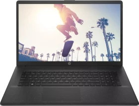 HP Laptop 17-cn3132ng, Jet Black/Starry Black, Core i3-N305, 8GB RAM, 512GB SSD, DE