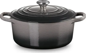 Le Creuset Signature Gusseisen Bräter rund 26cm 5.3l flint