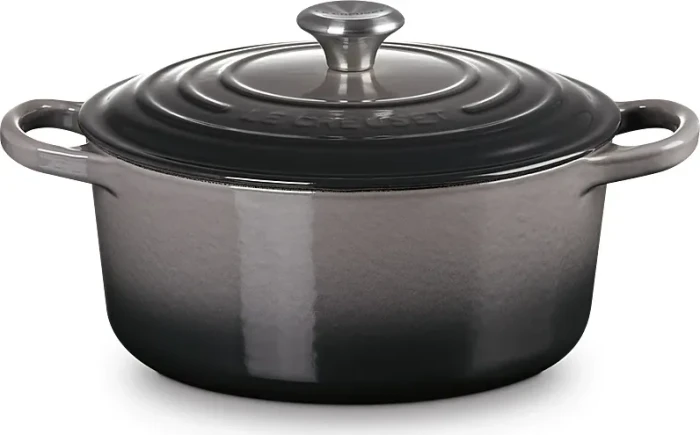 Le Creuset Signature Gusseisen Bräter rund 26cm 5.3l flint