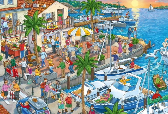 Schmidt Spiele Wo ist das kleine Segelboot?