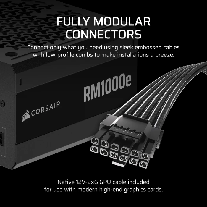 Corsair RMe Series 2025 RM1000e 1000W, ATX 3.1