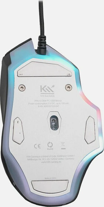 KM-Gaming K-GM4 RGB Gaming Mouse, USB
