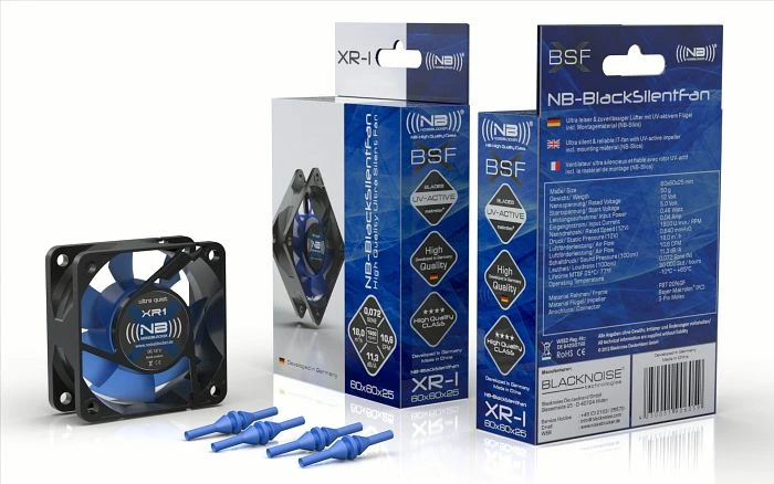 Noiseblocker NB-BlackSilentFan XR2, 60mm