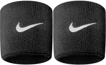 Nike Swoosh Schweißband weiß/schwarz