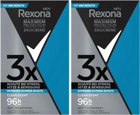 Rexona Maximum Protection Clean Scent Deodorant Cream, 45ml
