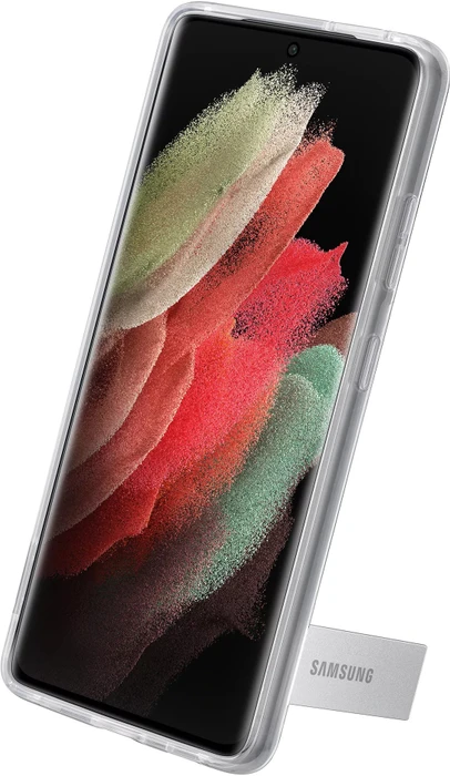 Samsung Clear Standing Cover für Galaxy S21 Ultra