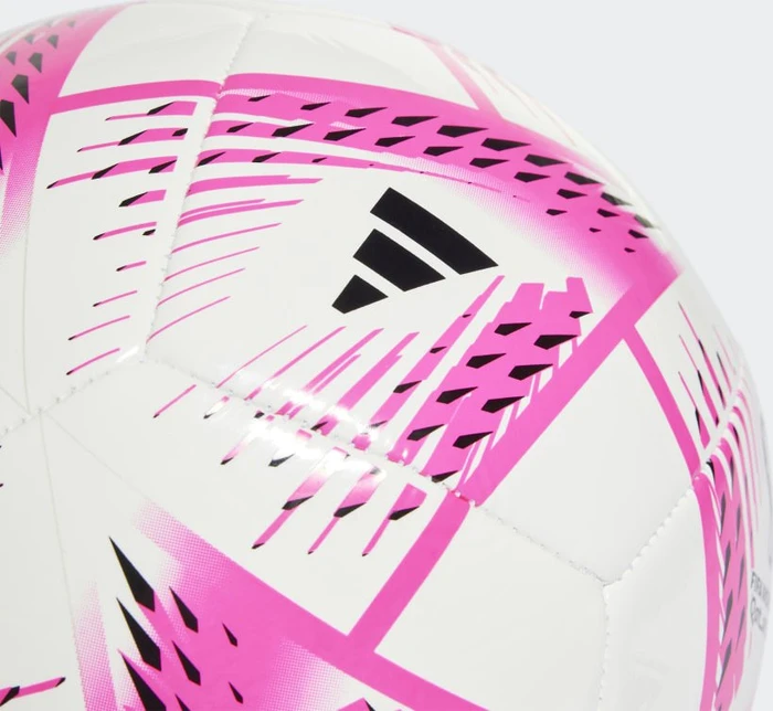 adidas Al Rihla FIFA WM 2022 Club Fußball white/team shock pink/black