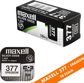 Maxell 377 (SR66/SR626), 10er-Pack
