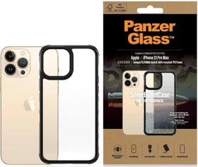 PanzerGlass SilverBullet Case für Apple iPhone 13 Pro Max schwarz/transparent